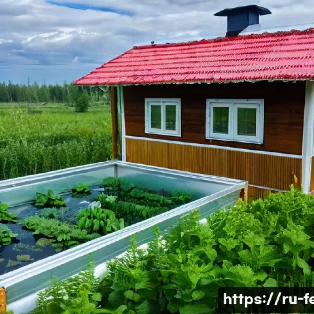 물 부족 문제 해결 방법 - A modern rainwater harvesting system installed at a Russian countryside dacha, featuring a specializ...