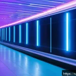 대기 오염 감소 기술 - A modern urban underground pedestrian passage in Moscow equipped with sleek ultraviolet air purifica...